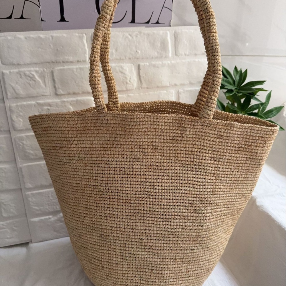 Women'S Raffia Bags - New High-quality Raffia Simple Handbag Classic