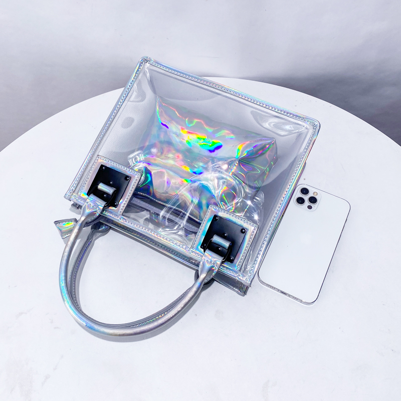 Transparent Jelly Composite Ba - Women Bags On Sale ulasan dan harga