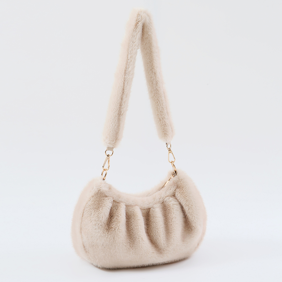 Neo Mint Luxury Faux Mink Fur  - Women Bags Ru ulasan dan harga