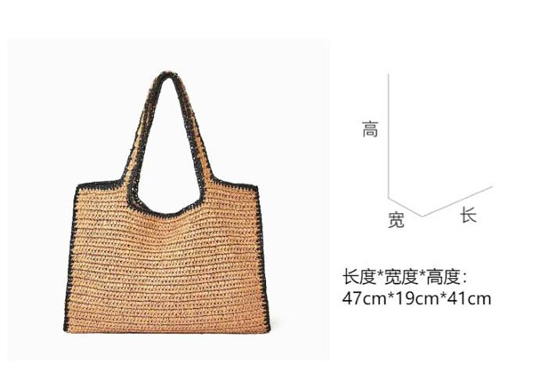 Straw Woven Tote Bags for Wome - Women'S Raffia Bags ulasan dan harga