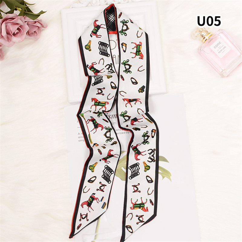 Horse Plaid Skinny Scarf Women - Women Bags Branded ulasan dan harga