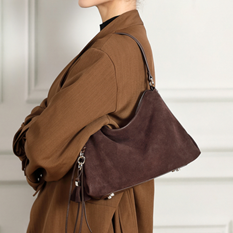 HIFASHION Trendy Suede Leather - Women Bags 2026 Trends ulasan dan harga
