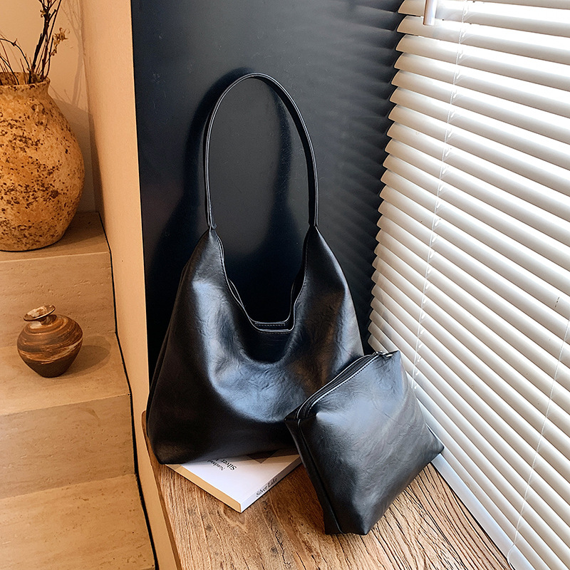 Retro Simple Large Women Tote  - Women Bags 2026 Trends ulasan dan harga