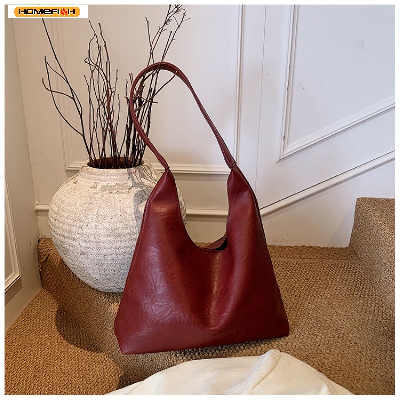 Retro Simple Large Women Tote  - Women Bags 2026 Trends ulasan dan harga