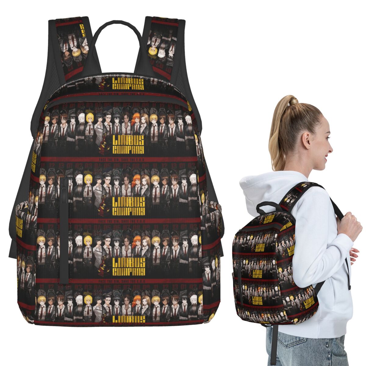 Limbus Company Backpack Studen - Women Bags Company ulasan dan harga