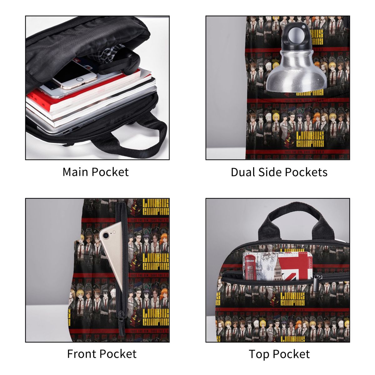 Limbus Company Backpack Studen - Women Bags Company ulasan dan harga