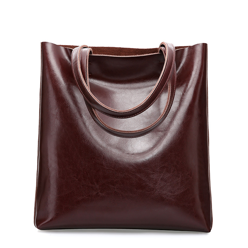 Cow Leather Bag Ladies Genuine - Women Hand Bags For Office ulasan dan harga
