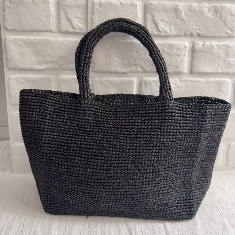 New Handmade Raffia Straw Bag  - Women'S Raffia Bags ulasan dan harga
