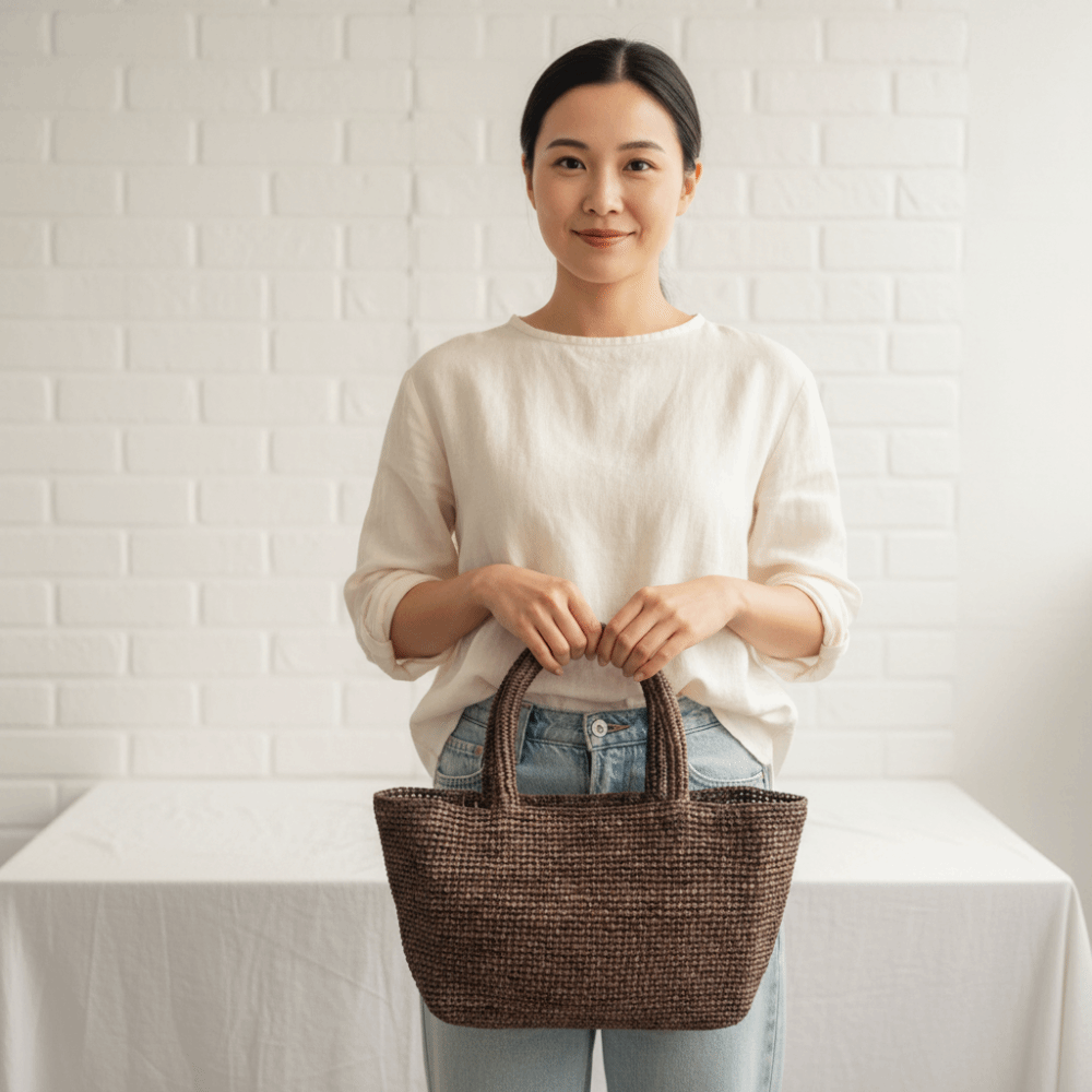 New Handmade Raffia Straw Bag  - Women'S Raffia Bags ulasan dan harga