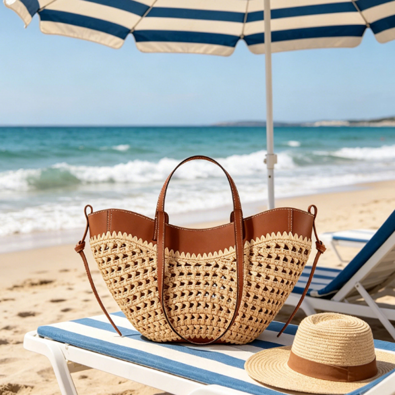 2026 Summer Hollow-out Raffia  - Women'S Raffia Bags ulasan dan harga