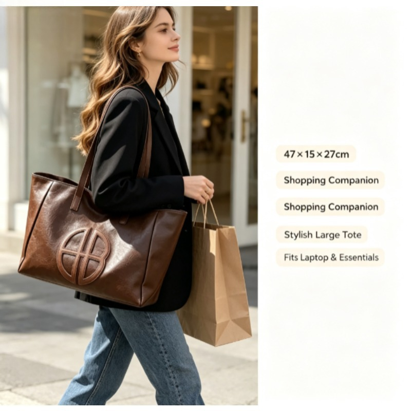 2026 New Retro Large Capacity  - Women Bags 2026 Trends ulasan dan harga