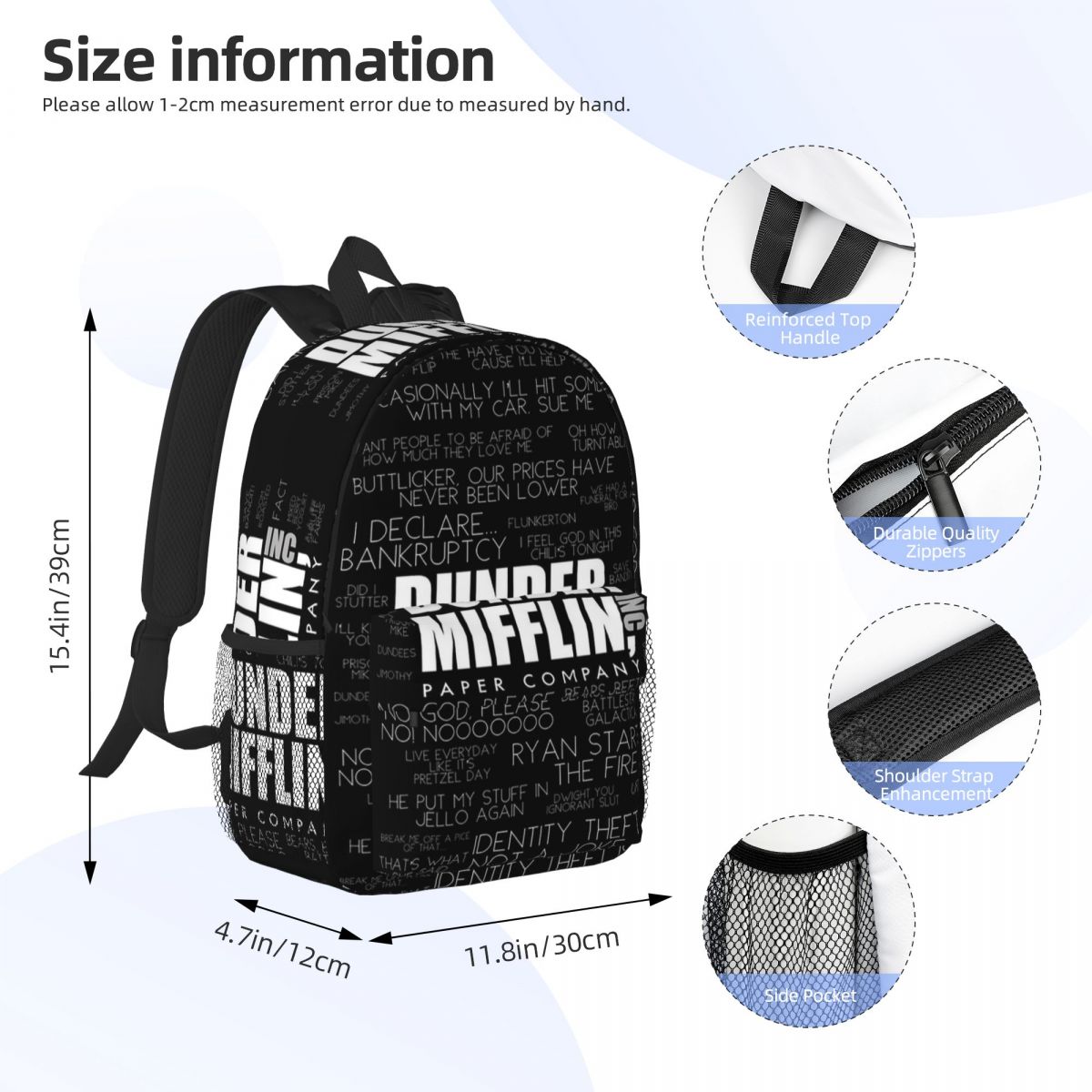 The Office Quotes Dunder Miffl - Women Bags Company ulasan dan harga