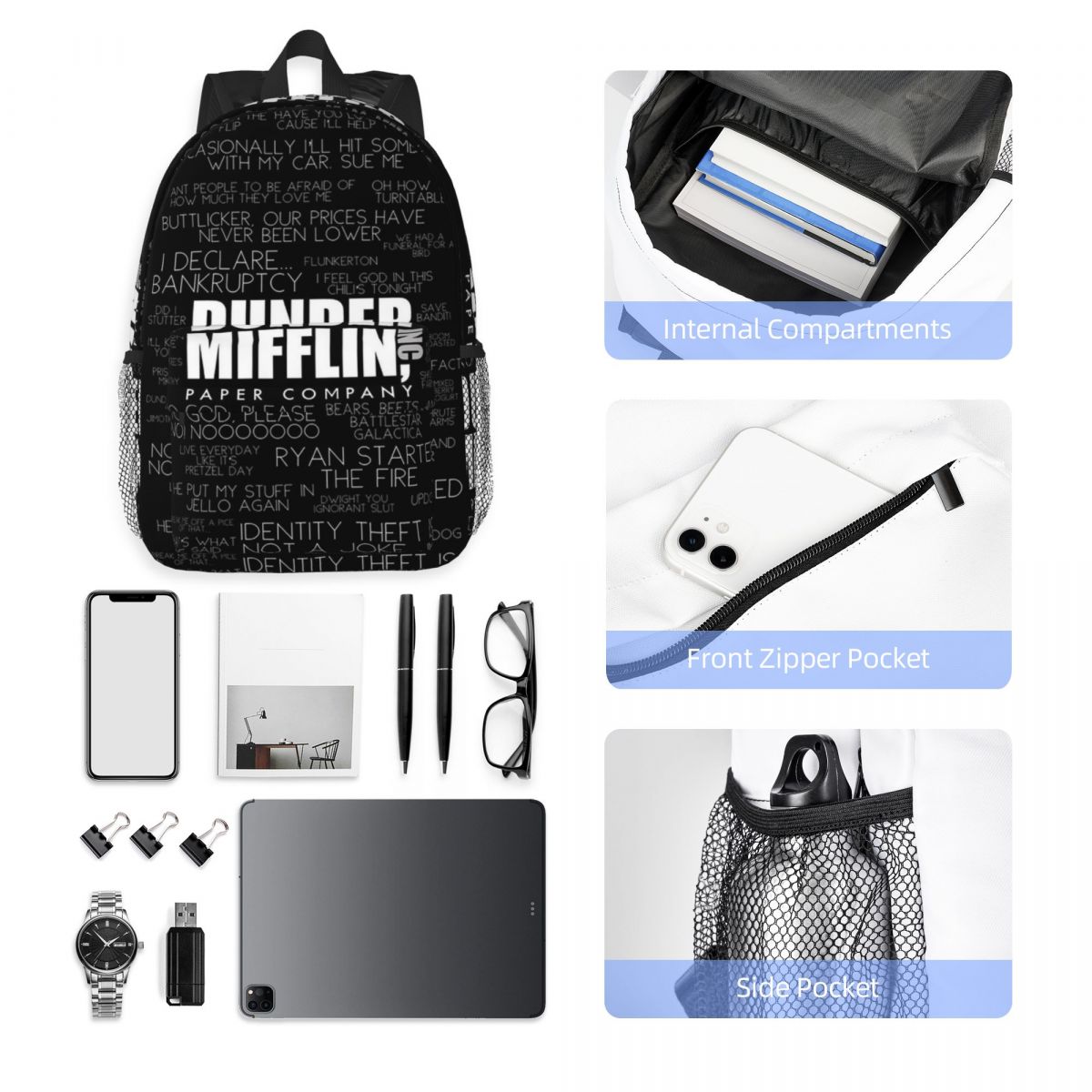 The Office Quotes Dunder Miffl - Women Bags Company ulasan dan harga
