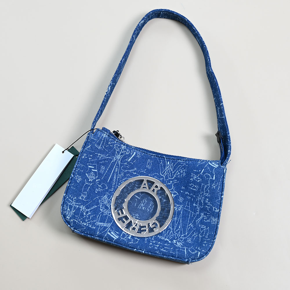 New Ladies Handbag Denim Fabri - Women'S Young Bags ulasan dan harga