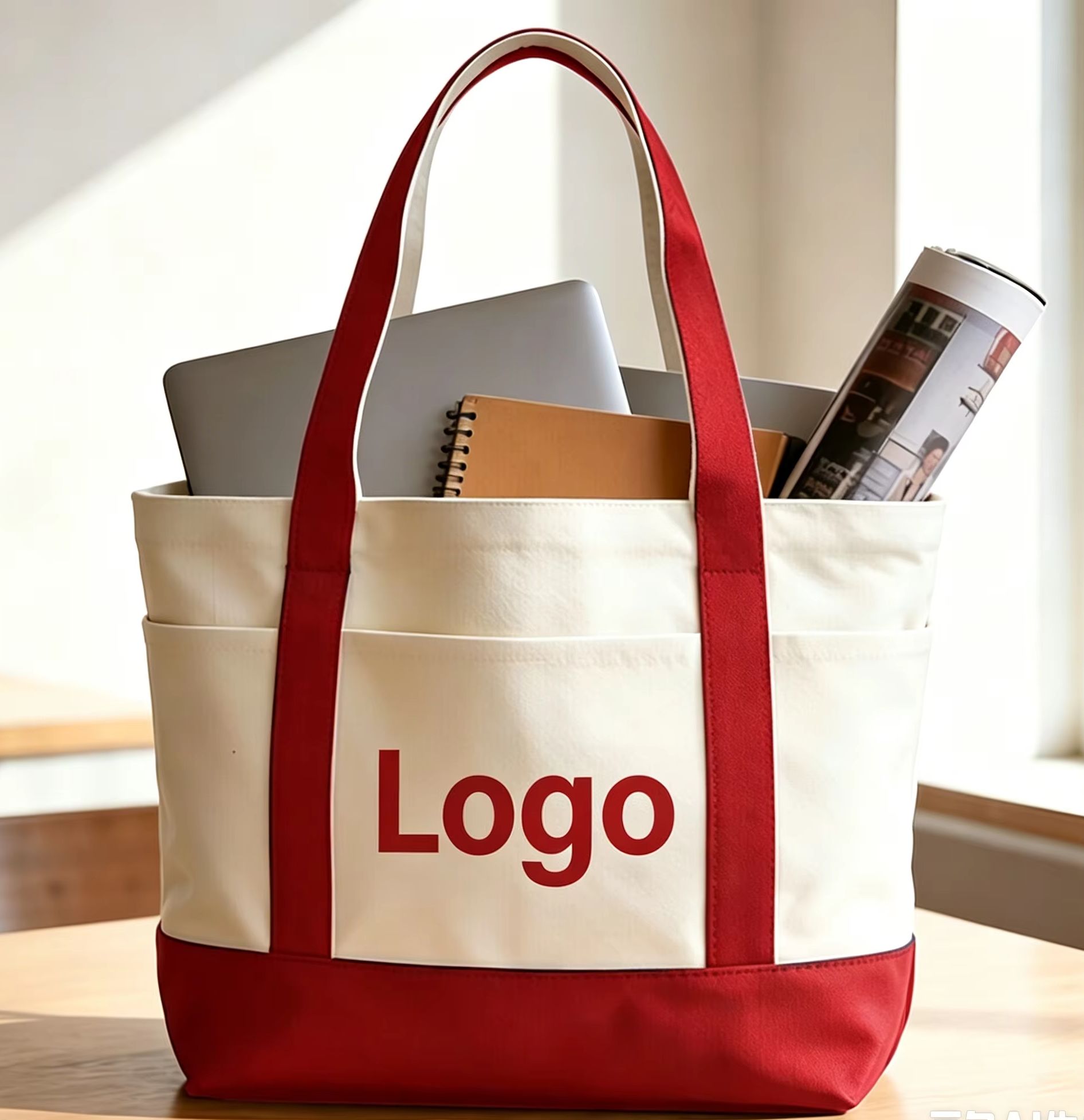 Custom Canvas Tote Bag With Pr - Women Bags Company ulasan dan harga