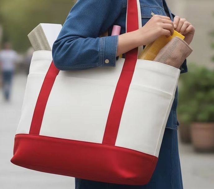 Custom Canvas Tote Bag With Pr - Women Bags Company ulasan dan harga